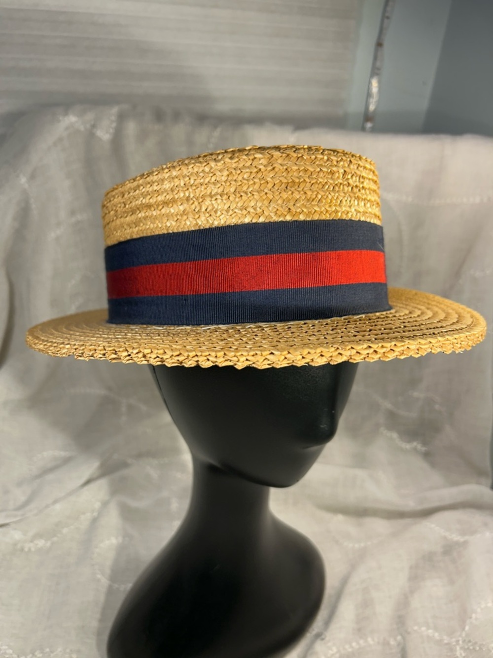 Brooks Brothers made in Italy straw hat size 7 1/8